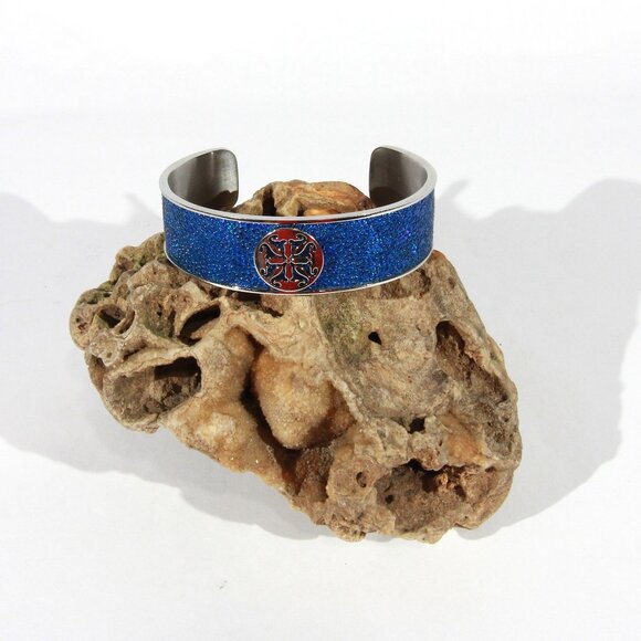 Rustic Cuff Blue Stingray Danielle Bracelet - Picture 1 of 5